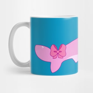 Pink Bow Shark Mug